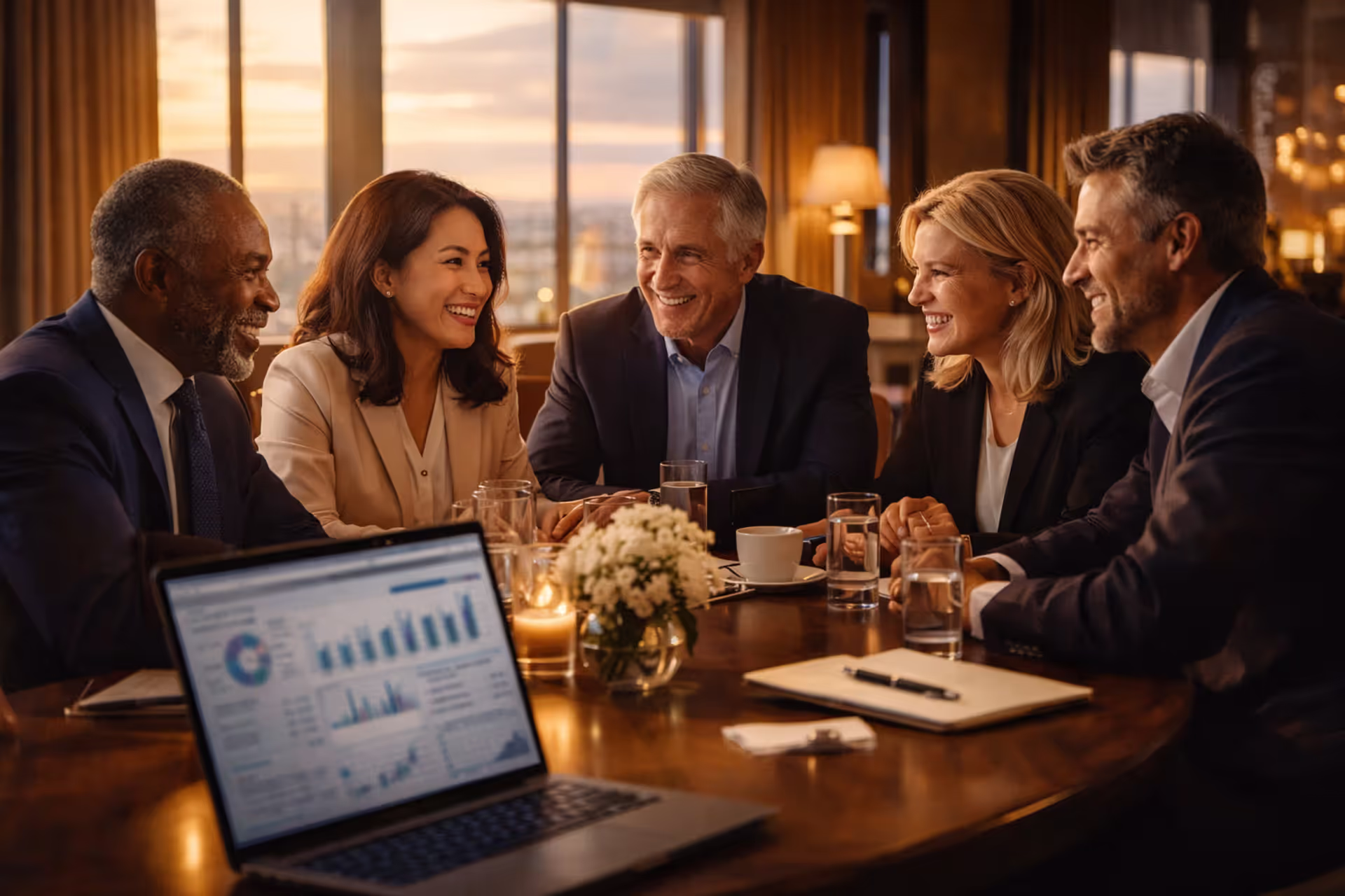 Where curated conversations turn into contracts.