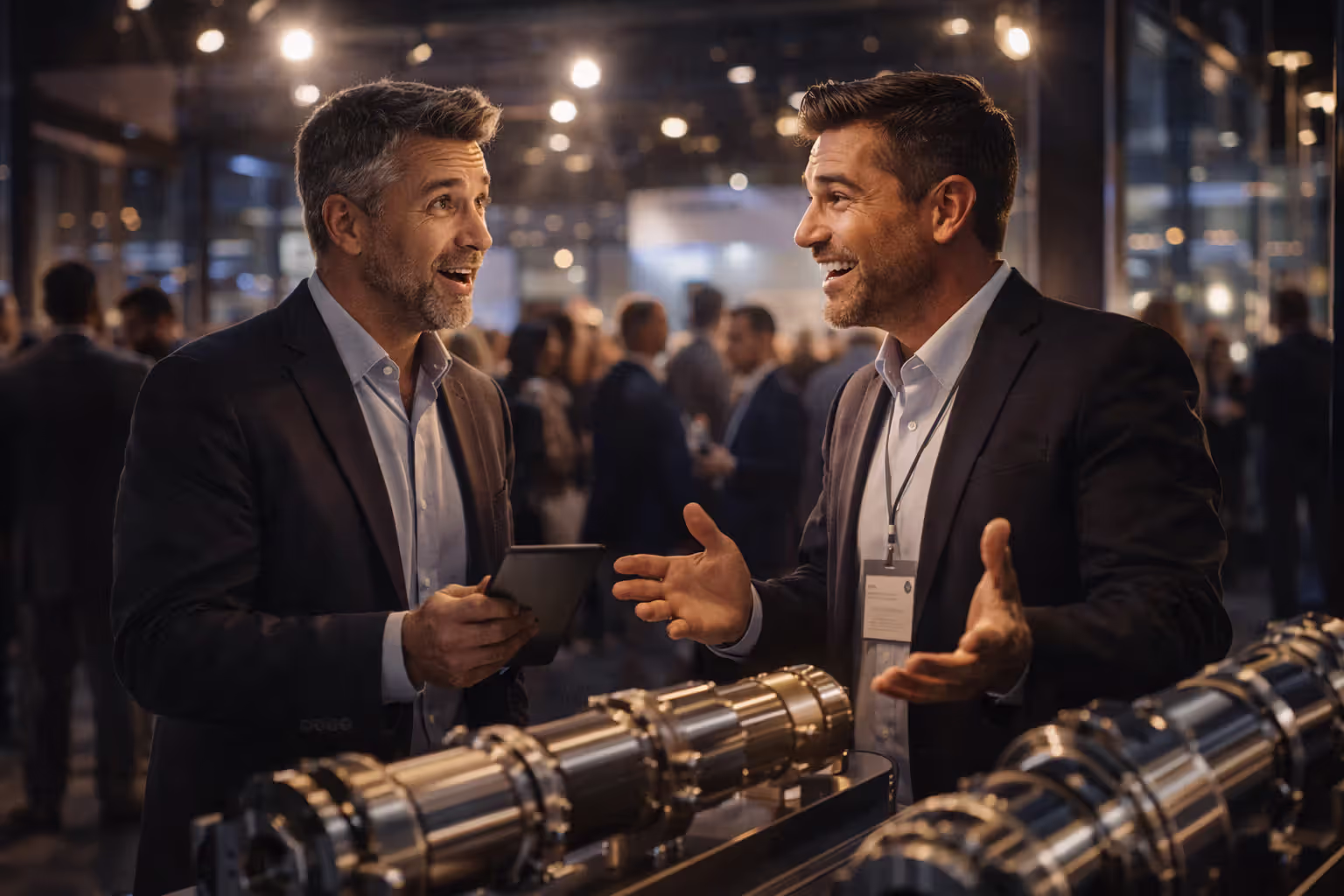 The right booth conversation beats months of outreach.