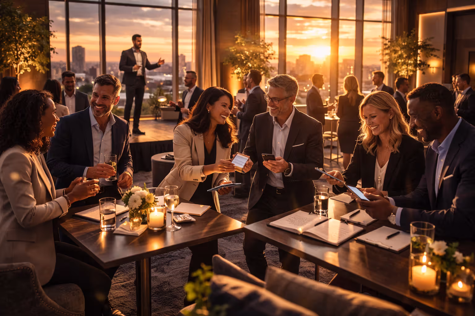 Design the schedule around conversations, not speeches.