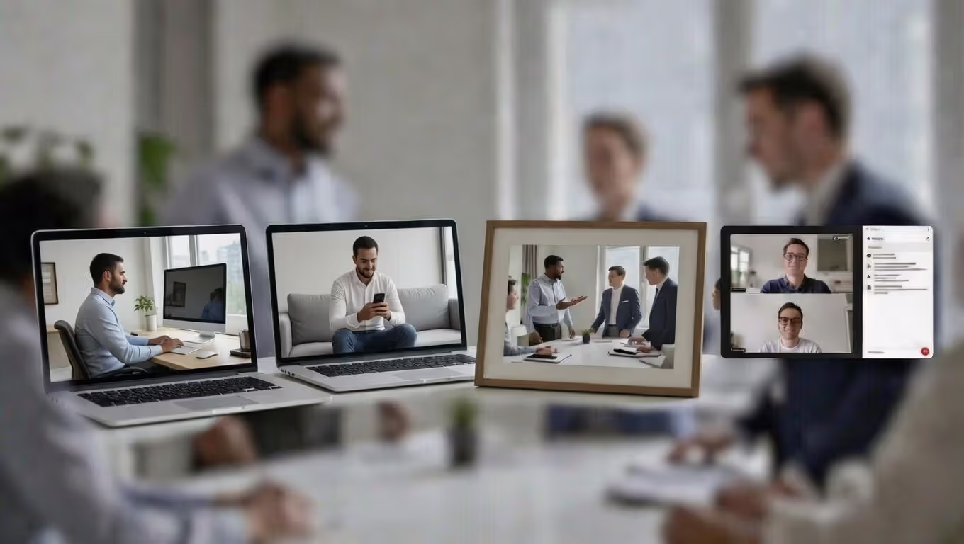 Four-panel image showing effective communication tactics for cold outreach, follow-up, group settings, and virtual networking.